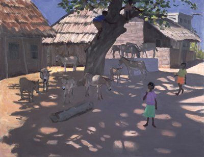 Esel, Lamu, Kenia, 1995 von Andrew Macara